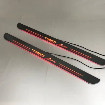 

LYQ led moving door scuff for Toyota GT86 dynamic door sill plate welcome lamp lining overlay Flow/fixed light