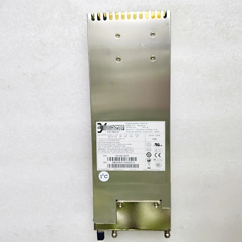 Блок питания для 3Y 2U 500W блок питания YM-5501A