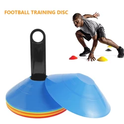 20 Pcs 5 Color Football Training Sports Saucer Cones Marker Plastic Disc Cone Marker Cones Sports Entertainment Accessories