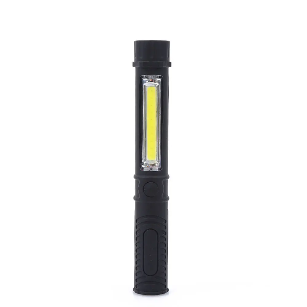 Portable Flashlight Night Light Travel Torch COB LED ABS Plastic Hiking Outdoor Warning Lamp Auto Repair Light