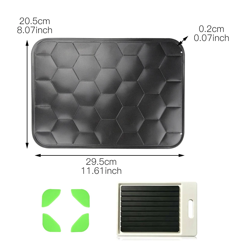 29.5x20.5x0.2cm Черепаха оболочки разморозки лотки разморозки замороженные продукты Мясо Фрукты быстрая пластина для разморозки доска разморозка кухонный гаджет инструмент тарелка для разморозки - Цвет: 29.5x20.5x0.2cm