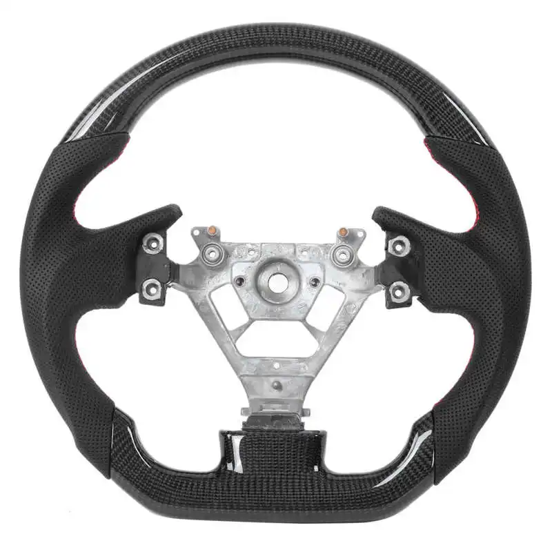 Custom Carbon Fiber Steering Wheel Nappa Perforated Leather fit for Infiniti G35 2003 2004 2005