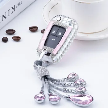 

Diamond Crystal Car Key Cover Case For Buick Chevrolet Cruze Aveo Spark TRAX Volt OPEL Insignia VAUXHALL Astra J Mokka Keychain