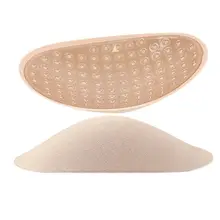 Женские Бесшовные подплечники дышащие противоскользящие силиконовые овальные губки пуш-ап Самоклеящиеся Многоразовые подушки