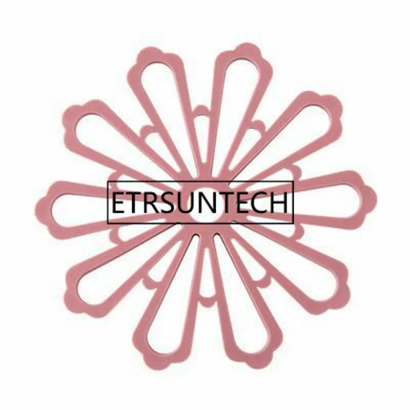 Light Red 200 шт. коврики для чашек теплоизолированные чаши подставка под тарелку цветок стиль стол коврик Домашний Настольный Декор инструмент - Цвет: Light Red