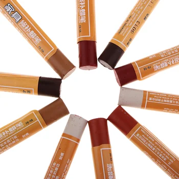 

10 Pack Furniture Marker Crayons Repair Wood Touch Up Scratch Filler Remover