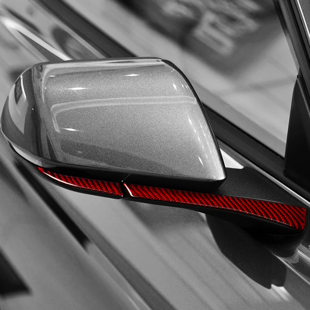 Авто красное зеркало заднего вида молдинг полосы части для Ford Mustang