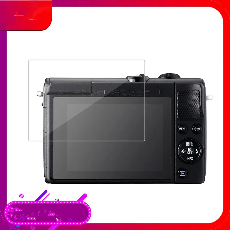 

2 PCS 0.26 mm Camera LCD Screen Protector Optical Glass Cover for Canon EOS R M10 M100 M3 M5 M6