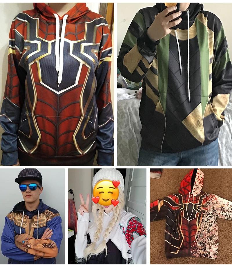 YINUODAIL супергерой Дэдпул Мужская толстовка Мстители 3D Толстовка Хэллоуин косплей костюм топы