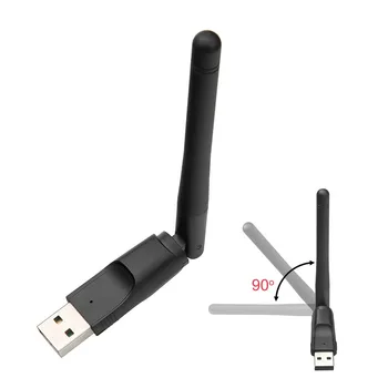 

USB 2.0 WiFi Wireless Network Card 150M 802.11 b/g/n LAN Adapter with rotatable Antenna for Laptop PC Mini Wi-fi