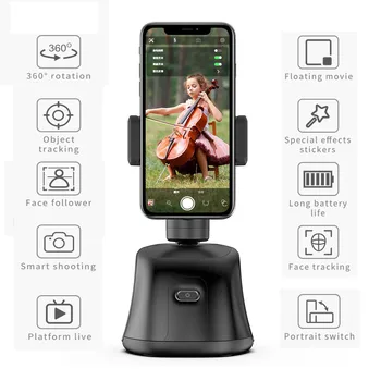 

360 Rotation Smartphone Gimbal Auto Face Tracking Holder Smart Shooting Phone Holder Mount Vlog Support Tripod Accessories