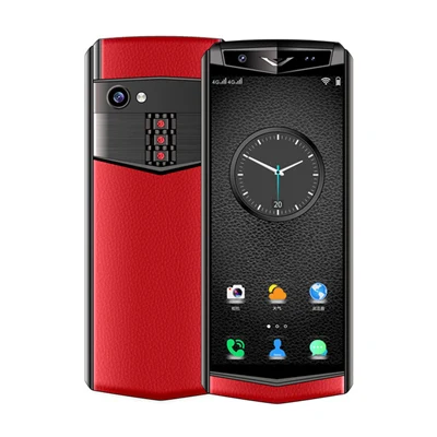 red black Роскошный Android 8,1 Celular смартфон 3 ГБ ОЗУ 32 Гб ПЗУ LTE 4G мобильные телефоны 3,5 дюймовый HD экран gps blutooth сотовые телефоны - Цвет: red black