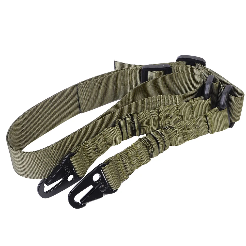 

Tactical Military Gun Sling 2 Points Rifle Sling Adjustable Gun Sling Camping Hunting Tools Two-point Ordinary Gun Rope