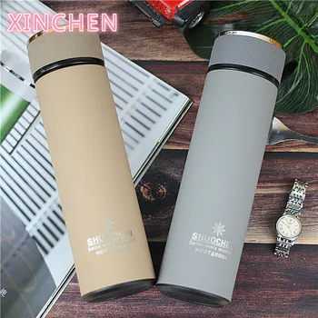 

500ml Thermal bottle Stainless Steel Vacuum Flasks thermo Cup Coffee Tea Travel Mug with Strainer thermos water bottle Thermoses