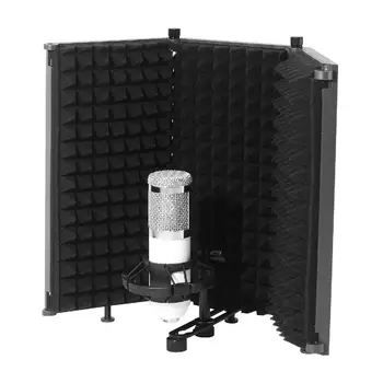 

Soundproof Plate ABS Sound-absorbing Cover Microphone Sound Insulation Screen Soundproof Plate For Studio Acoustic Recording