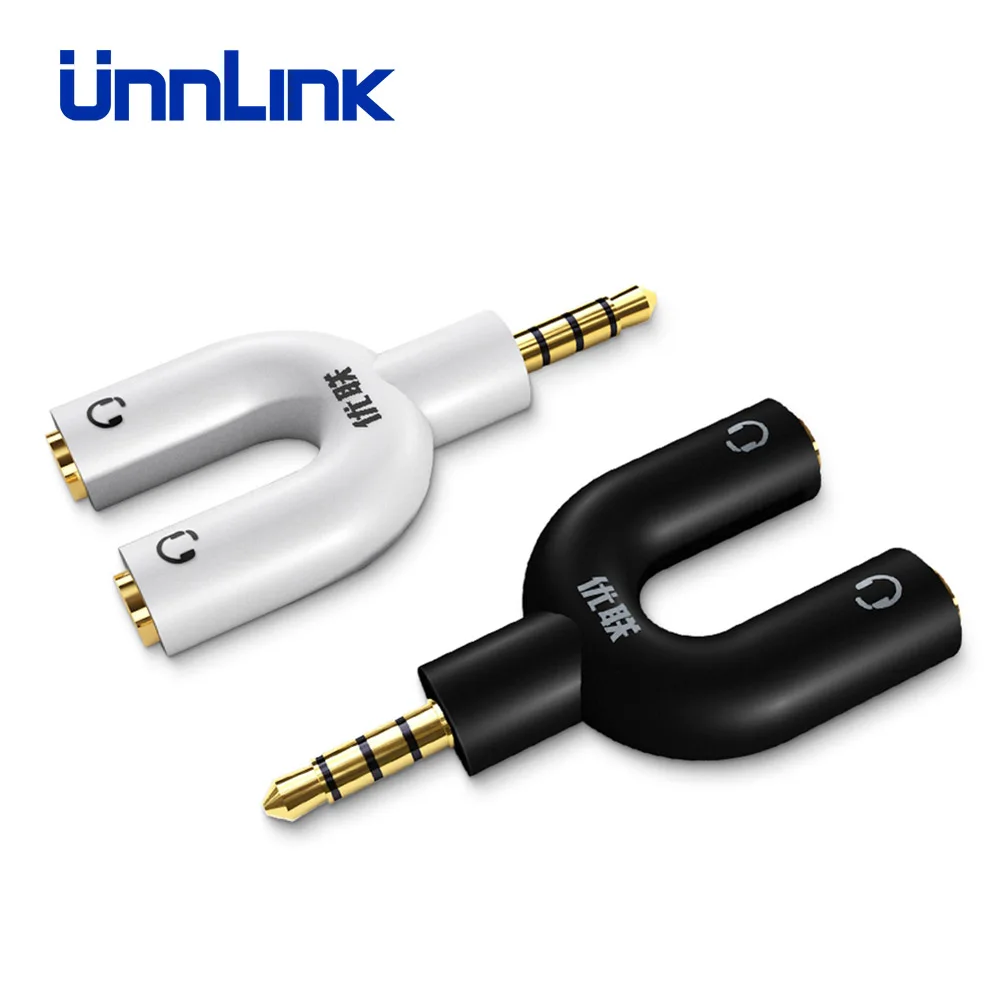 Аудио разветвитель Unnlink с разъемом 3 5 мм и поддержкой микрофона|aux cable 3.5|cable 3.5splitter