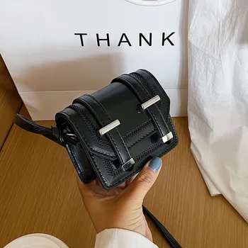 

Summer Simple Messenger Bag Shoulder Chain Buckle Black Yellow Women Crossbody Shoulder Bags For 2020