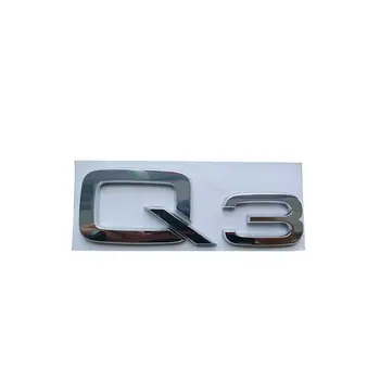 

10PCSXFree Shipping ABS Plastic For Q-3 Car Sticker Emblem Badge Embleme Emblema