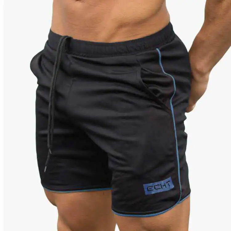 

Muscle Fitness Brothers Summer Men Quick-Dry Shorts Solid Color Sports Fitness Shorts Beach Shorts