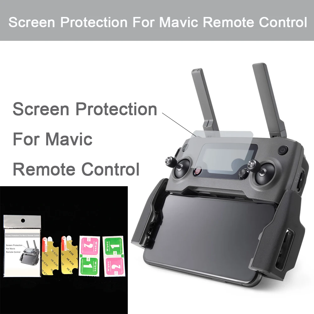 

Защитная пленка для экрана для пультов дистанционного управления DJI Mavic Pro/mavic 2 Pro/mavic 2 Zoom, 2 шт.