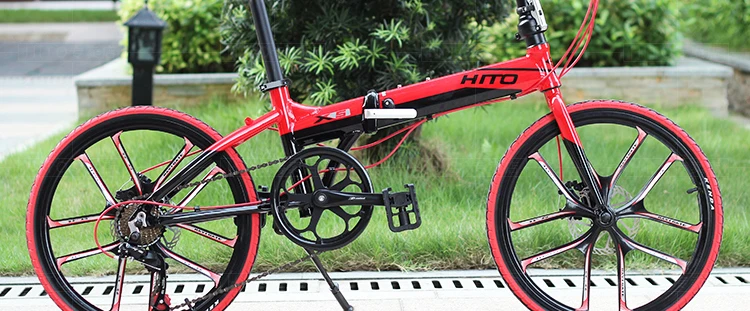 Best New Brand aluminum alloy 20/22 inch frame 6 speed folding bike outdoor BMX Disc brake bicicletas lady children bicycle 38