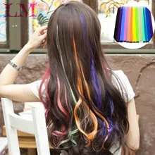 LM 2" Термостойкое соединение стриженый кусок с одним вьющимся наращивание волос Pin в волосы