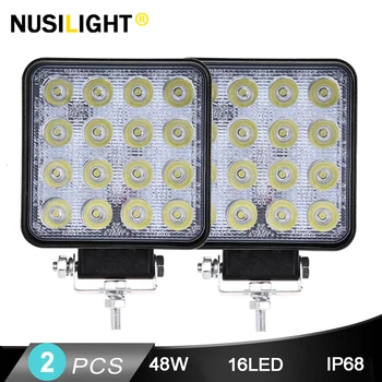 

2Pcs 12V Car Led Work Light bar led bar Headlight Off road 4x4 Fog Lamp For Trucks Dodge ram 1500 grill 2500 3500 Accessories