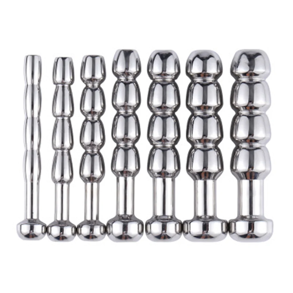 Penis Plug Dilator Catheters Sounds Metal Hollow Urethral Stretching Male Masturbation Tool Sex Toys for men sex products | Красота и