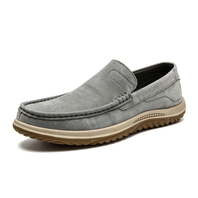 

Men Casual Shoes Men's Fashionable Business Genuine Leather Shoes all-match wear-resistant breathable Outdoor shoes Beanie