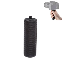 Aluminium 1/4 Screw Non-Slip Handheld Camera Stabilizer Holder Handle for Canon Nikon Sony DSR Smart Phone Speedlight Microphone