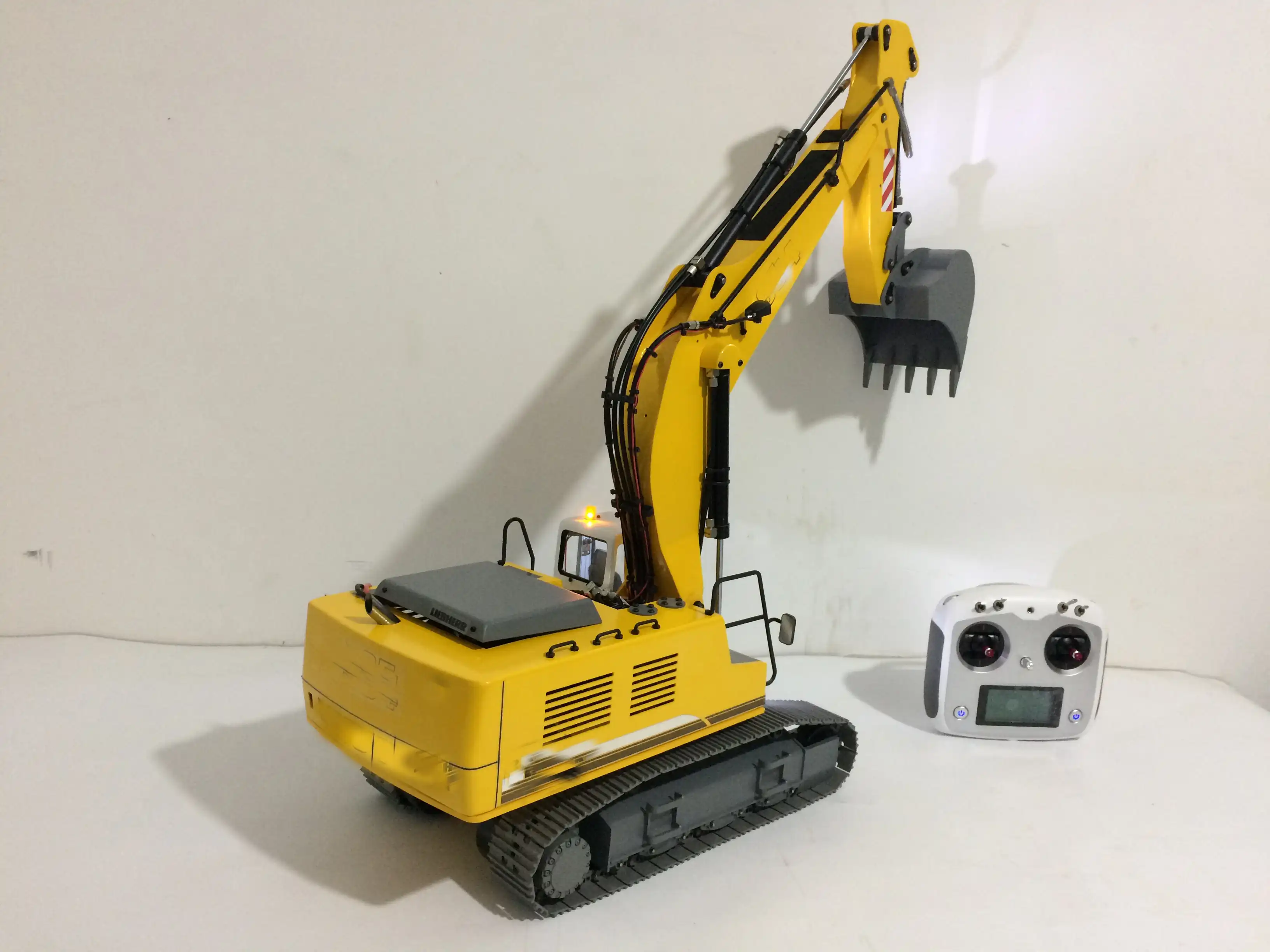 rc excavator hydraulic fully metal