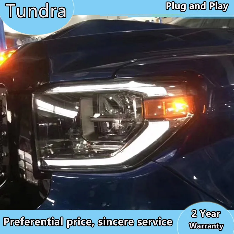 

Head Lamp for Toyota Tundra 2014-2017 LED Headlights For Sequoia 2014-2017 LED Headlight ALL LED DRL Headlight assembly