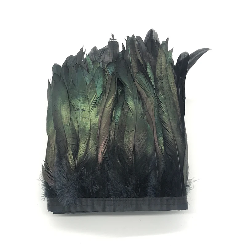 Оптом 20 шт 30-35 см натуральный петух хвост перья для украшения перо для рукоделия Christma Diy перо фазана - Цвет: Черный