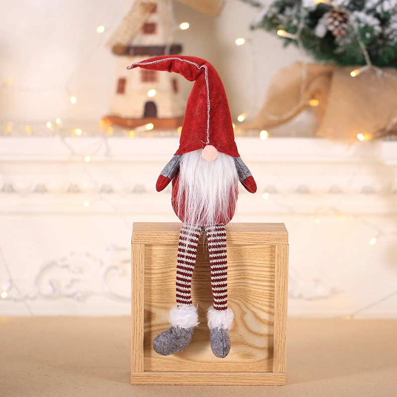 

1 pcs Santa Claus Christmas Pendant Doll Ornament Door Gift Christmas Tree Decoration Party Kids Gift Toys
