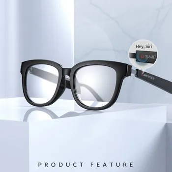 

2020 Smart Glasses Wireless Bluetooth 5.0 Hands-free Calls Apt-X High Definition Audio Open Ear Anti-blue Lense Smart Sunglasses