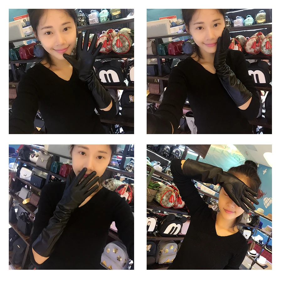 Motogp 22 Ps4 Guanti Inverno Donna Vera Pelle Di Pecora - Con Fodera, Per Guida E Occasioni Eleganti Guanti Moto Bmw - Foto 3