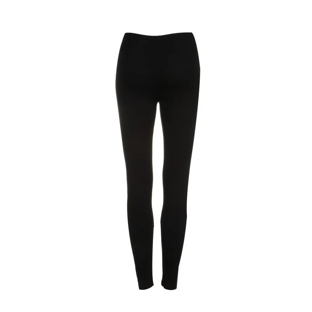 Women Basic Strech Black Leggings Holes Ripped Leggings Punk Rock  Leggins Casual Jeggings Dancing Pant Party Gothic Pant