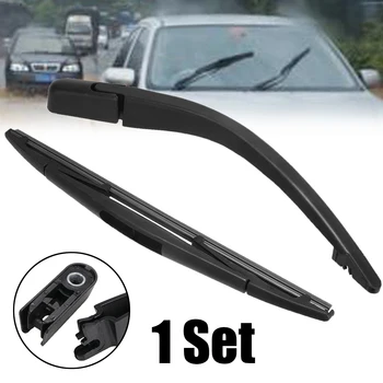 

For Peugeot 107 Citroen C1 Toyota Aygo Mayitr Black Rear Windscreen Wiper Arm Cover Cap Rear Windshield Wiper Arm Blade Set