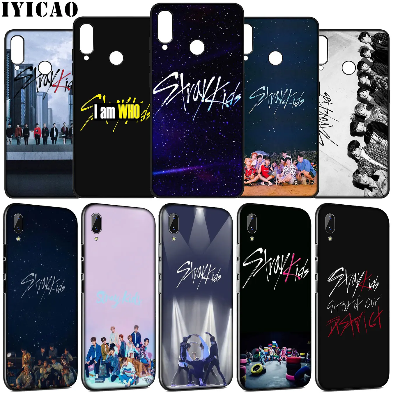 

IYICAO Hot POP KPOP Stray Kids Soft Silicone Case for Huawei Y9 Y7 Y6 Prime 2019 Honor view 20 8C 8X 8 9 9X 10 Lite 7C 7X 7A Pro