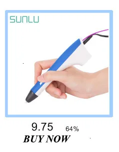 SUNLU Exploit низкотемпературная 3D печатная ручка детская Scribble волшебная ручка красный цвет подарок для девочек DIY ремесло 3d принтер Ручка