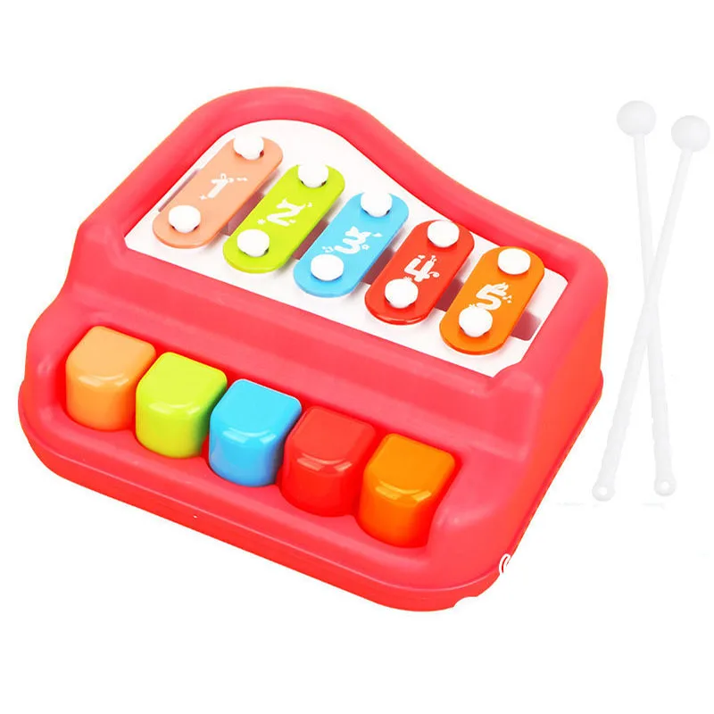 Детский музыкальный инструмент мини-музыка игрушечное пианино развивающая Музыкальные Развивающие игрушки для детей подарок - Цвет: Red