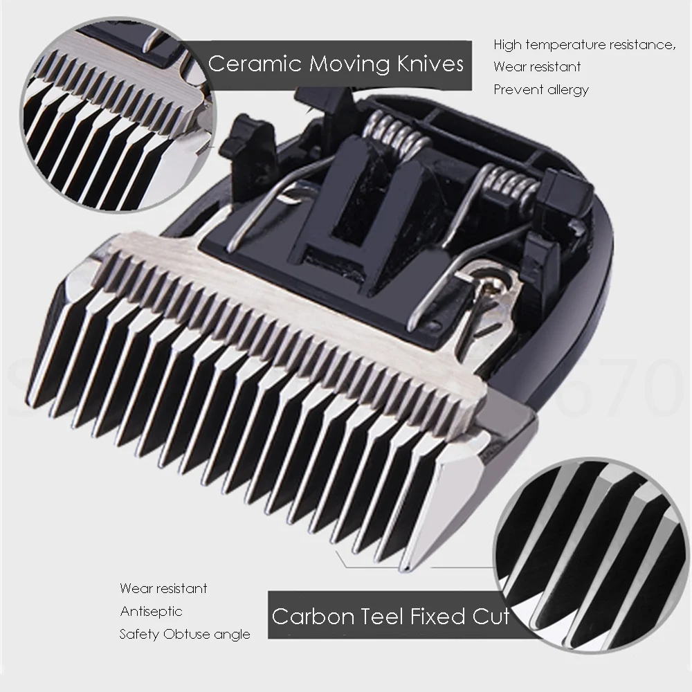 Dog Clipper Blade Nozzles 3/6/9/12mm Integrated Cutter Head Steel Knives for BaoRun Pet Dog Hair Trimmer P2 P3 P6 P7 P9 S1 pet clipper,dog hair trimmer,pet hair trimmer,dog clipper,dog clipper blades,clipper replacement parts