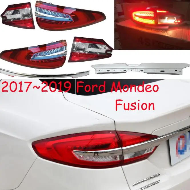 1 шт. 2019y задний светильник для FordMondeo Fusion задний светильник автомобильные аксессуары светодиодный DRL Taillamp для Fusion противотуманный светильник - Цвет: Wholeset