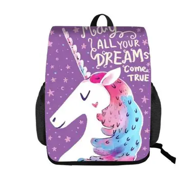 

High Quality Unicorn Backpacks For Kids Boys Kindergarten School Bags Nylon Zipper Bookbags Baby Book Bags Best Gifts