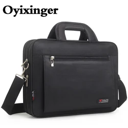 OYIXINGER New Business Briefcase For Unisex Laptop Bag Men's Handbag Solid Waterproof Durable Computer Bag Large Shoulder Bags