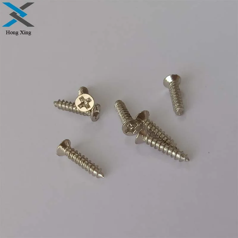 

100PCS M1.2 M1.4 M1.7 Nickel Plated Screws Cross Recessed Flat Head Countersunk tapping Carbon Steel Screw