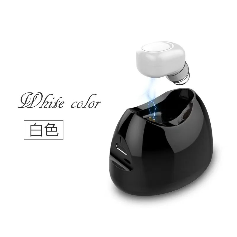 

X11 MINI Bluetooth Earphone Sport Wireless Invisible In-Ear Headset with Mic Charging bin Earbud Handsfree Stereo for Phone