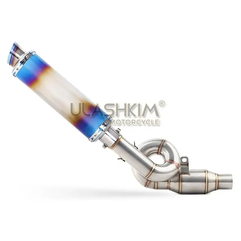 Мотоцикл Полная система глушитель Escape средняя ссылка контактная труба без