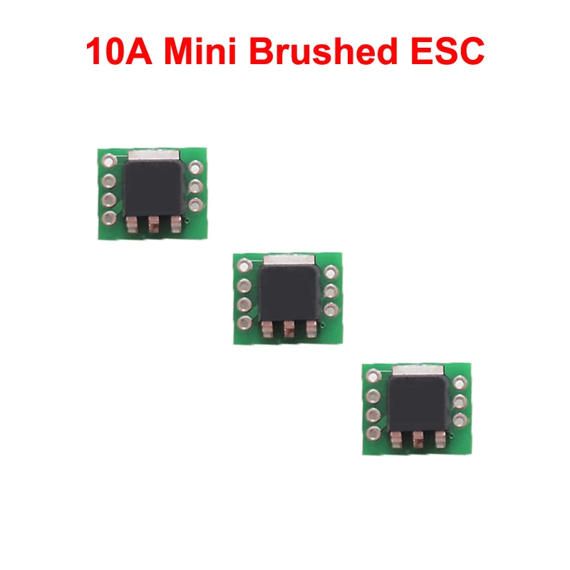 3 шт. Lipo 1S односторонний матовый 10A ESC модуль 3-4 2 в мини плата управления скоростью