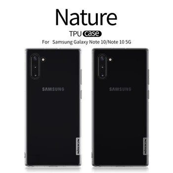 

For Samsung Galaxy Note 10 TPU Case Ultra Thin Clear Soft Silicone Back Cover Nillkin Transparent Case For Samsung Note 10 Plus